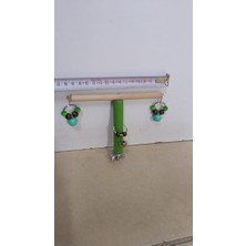 Netx  Kuş Oyuncaklı Tünek 14X16X1 cm Muhabbet ve Paraket Için Uygundur