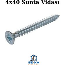 Seka Hand Tools 4X40 Sunta Vidası (50 Adet)