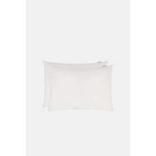 Dore & Rose Beyaz %100 Dut İpeği Serinletici 2'li Yastık Kılıfı 51x76