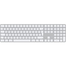 Apple Çipli Mac Modelleri Için Touch Id Özellikli ve Sayısal Tuş Takımlı Magic Keyboard - Türkçe Q Beyaz Renk