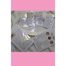 Gökbin Vücut ve Yüz Taşı Kristal Stickers Tırnak Makyaj Taşı Yapışkan Festival Taşı