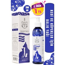 Kedi ve Köpekler Için Balık Yağı – Deri Tüy Ek.lem ve Genel Sağlık Destekleyici 200 ml