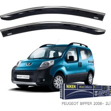 Peugeot Bipper Niken Kromlu Cam Rüzgarlığı 2li Set 2008 ve Üstü