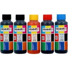 Calperia Yüksek Kaliteli Ink Tank Dolum Seti 5X100 Gr. - Donma Yapmaz