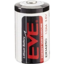 Eve ER14250 3.6V 1/2 Aa Kısa Lityum Pil
