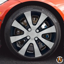 Seat Marbella 15 Inç Jant Kapağı (Takım) Siyah Gri C101