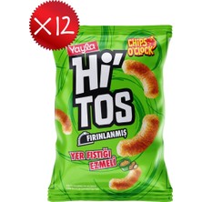 Yayla Hi\'tos Yer Fıstığı Ezmeli Mısır Çerezi 100 G X12