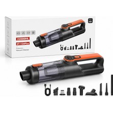 Weepy 22000PA Kablosuz El Süpürgesi Araç Içi Mini Şarjlı Vakum Temizleyici Type-C Hızlı Şarj