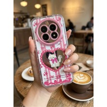 Darkom Realme 12 Pro Uyumlu /düz Renki /karışık Desenli /kendiliğinden Aynalı/darbe Emici Kılıf.