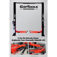 GAP Tools 5 Ton Iki Sütunlu Üstten Bağlantılı Tam Otomatik Hidrolik Lift GPL-103UI