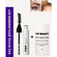 POP Beauty Kaş Sabitleyici ve Şekillendirici Stick Wax 75 gr Turuncu Renkli Etkili Formül