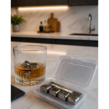 Karahanbey Paslanmaz Buz Taşı Seti Kutulu Maşalı Içecek Soğutucu Küpler