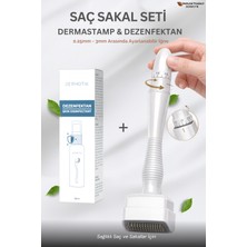 Dermotik Ayarlanabilir Dermastamp Titanyum Uçlu 0.25-3mm & Dezenfektan Seti –cilt ve Saç Sakal Bakım Aleti