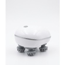 Marma Titreşimli Saç Derisi Masaj Cihazı -Şarjlı 4 Başlıklı - Su Geçirmez