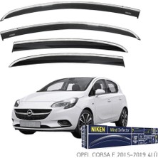 Opel Corsa E Niken Kromlu Cam Rüzgarlığı 4lü Set 2012 2018