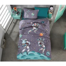 Clasy Tek Kişilik Genç Ranforce Nevresim Takımı Space