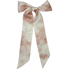 Icon Silk Saf Ipek Saç Kurdelesi (Marble Pink)