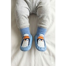 Numix Baby Kids Çarık Çorap, Hakiki Deri, Kaymaz Taban, Bebek Çocuk Patik
