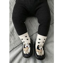 Numix Baby Kids Çarık Çorap, Hakiki Deri, Kaymaz Taban, Bebek Çocuk Patik