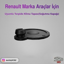 AutoPit 3D Renault Marka Araçlar Için Torpido Klima Tapası (Soğutma Kapağı) (7701062156 Muadili)