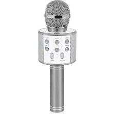 Calperia Bluetooth Karaoke Mikrofon, Usb, Tf ve Aux Girişi ile