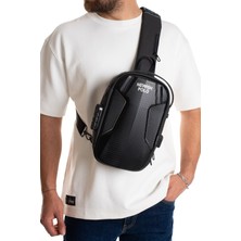 Newish  Erkek Şifreli Kilitli Su Geçirmez Sling Bag 404 Çapraz  Omuz ve Sırt Çantası - NEW404