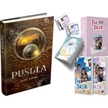 Ephesus Yayınları Pusula 2 Kızıl Şafak Ciltli ve Toktiker Iki Kitaplık Hediyeli Kutu Ciltli (Kader Arvas) 2li Set