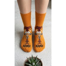 Neşeli Çoraplar Kaygı Renkli Unisex Çorap