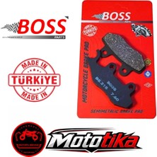 Tvs Rider 125 Ön Fren Balatası Boss Sinterli