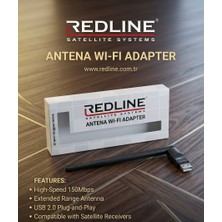 Redline Multibox Uzun Wifi Anten Tüm Uydulara Uyumlu 7601