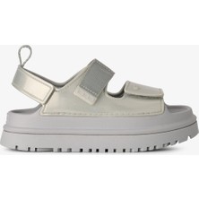 Ugg Goldenglow Glossy Sparkles Çocuk Gri Sandalet.slvr