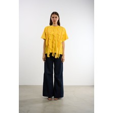 HANIQA Fırfırlı T-Shirt
