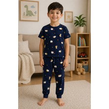 Beniizle Desenli Erkek Çocuk Pijama Takım