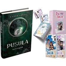 Ephesus Yayınları Pusula 1 Kolezyum Ciltli ve Toktiker Iki Kitaplık Hediyeli Kutu Ciltli (Kader Arvas) 2li Set