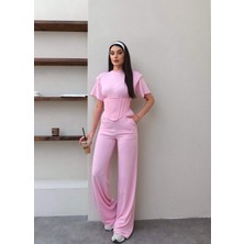 Esra Helvacı Vatkalı Korse Detay Üçlü Takım