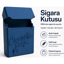 Justone King Size Standart Sigara Kutusu Kapaklı Sigaralık Tabaka Kılıfı Cep Boy Koruyucu Paket Taşıma Kabı