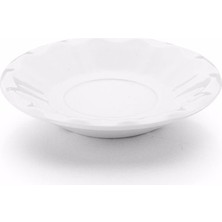 Tria Termo Kırılmaz Çay Tabağı 6'lı Takım 11 cm - Beyaz
