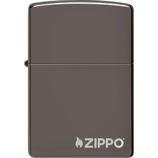Zippo Black Ice Logo Benzinli Çakmak 150 ZL Rüzgar Geçirmez Özellikte Şık Tasarım