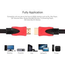 Sensei Senseı S-N14015 2k 1.4V 3D 1.5 Metre Altın Uçlu Örgülü HDMI Kablo