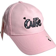 Spteks Kitti 1-3 Yaş Kız Bebek Açık Pembe Baskı Ve Desen Figürlü Şık Ve Rahat Yazlık Kep Şapka