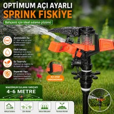 Eşya Dünyası Optimum Açı Ayarlı Sprink Fıskiye Bahçe Çim Sulama Başlığı (4–6 m)