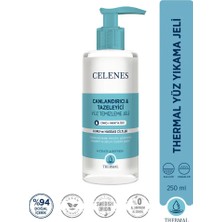 Celenes By Sweden Nemlendirici ve Canlandırıcı Thermal Yüz Temizleme Jeli Kuru ve Hassas Ciltler için, 250 ml