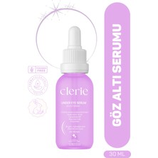 Clerie Morluk, Koyu Halka ve Torbalanma Karşıtı Kahve Çekirdeği Özlü Göz Altı Bakım Serumu, Hyaluronik Asit + Niacinamide + Ceramid + Antioksidan Kafeinli Peptid İçeren Serum