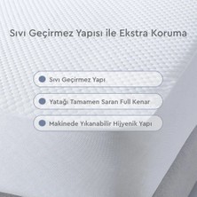 Embays <100 x 200 cm >Tek Kişilik , Nonwoven Kumaş , ,Yatak Koruyucu, Hasta Alezi, Çocuk Alezi