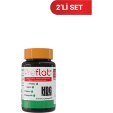 HDG Serials Preflat Lipaz, Proteaz, Amilaz ve Probiyotik İçeren 30 Kapsül 2'li Paket
