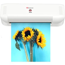 Baove OCW140 A4 Laminasyon Makinesi, 10 PVC Filmi ile 300mm Dakika Laminasyon Kaplama