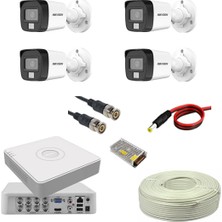 Hikvision 4 Kamerali Gece Renkli 8 Kanal HDD Yok