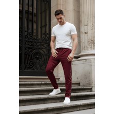 EYDAMOON Man Regular/rahat Kesim Yan Kıl Biyeli Geniş Paça Eşofman Altı