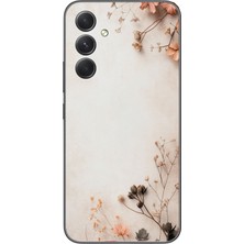 Le Balvo Samsung Galaxy A54 Uyumlu Kuru Dallar Baskılı Silikon Kılıf