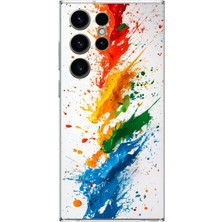 Le Balvo Samsung Galaxy S23 Ultra Uyumlu Renk Skalası Baskılı Silikon Kılıf